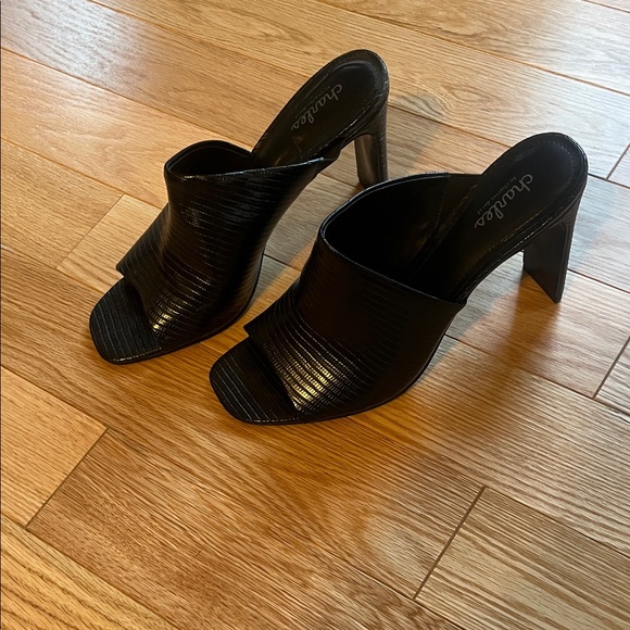 Black Heeled high heels by charles david sz 9.5 - Picture 6 of 12